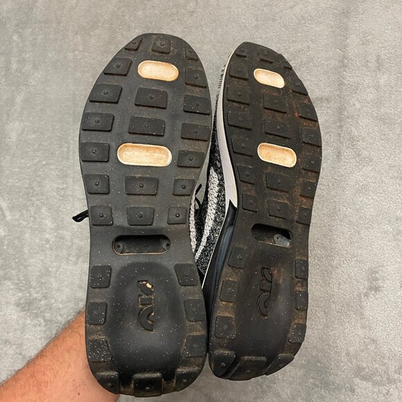 Nike Air Max Flyknit Racer DJ6106-001 Men’s 10.5 Black White Running Shoes - Picture 6 of 9